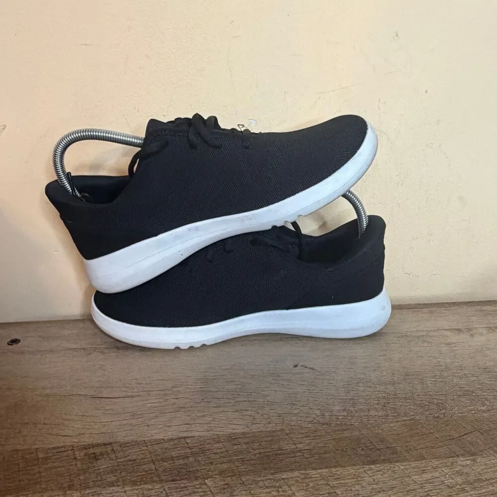 black Kizik Madrid Eco-Knit hands-free sneakers unisex women’s 9.5 wide men’s 8W
